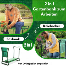 Carica l'immagine nel visualizzatore di Gallery, Ginocchiera da giardinaggio - Panchina multifunzione