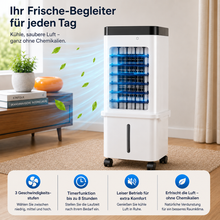 Carica l'immagine nel visualizzatore di Gallery, KlimaFresh – Mobiler Luftkühler – Keine Installation erforderlich | Kühlt bis zu 50 m²