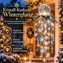 Lade das Bild in den Galerie-Viewer, Kristall-Kaskade Winterglanz - LED-Weihnachtslicht für deinen leeren Sommer-Haken