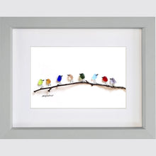 Carica l'immagine nel visualizzatore di Gallery, MeerglasLiebe™ - Quadro da parete fatto a mano con vero vetro marino