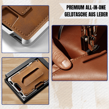 Lade das Bild in den Galerie-Viewer, Louis - Premium All-in-One Geldtasche aus Leder