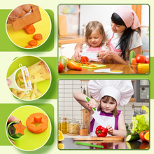 Carica l'immagine nel visualizzatore di Gallery, Set da cucina Montessori per bambini, sicuro e biologico, incl. 2 taglieri GRATIS per bambini