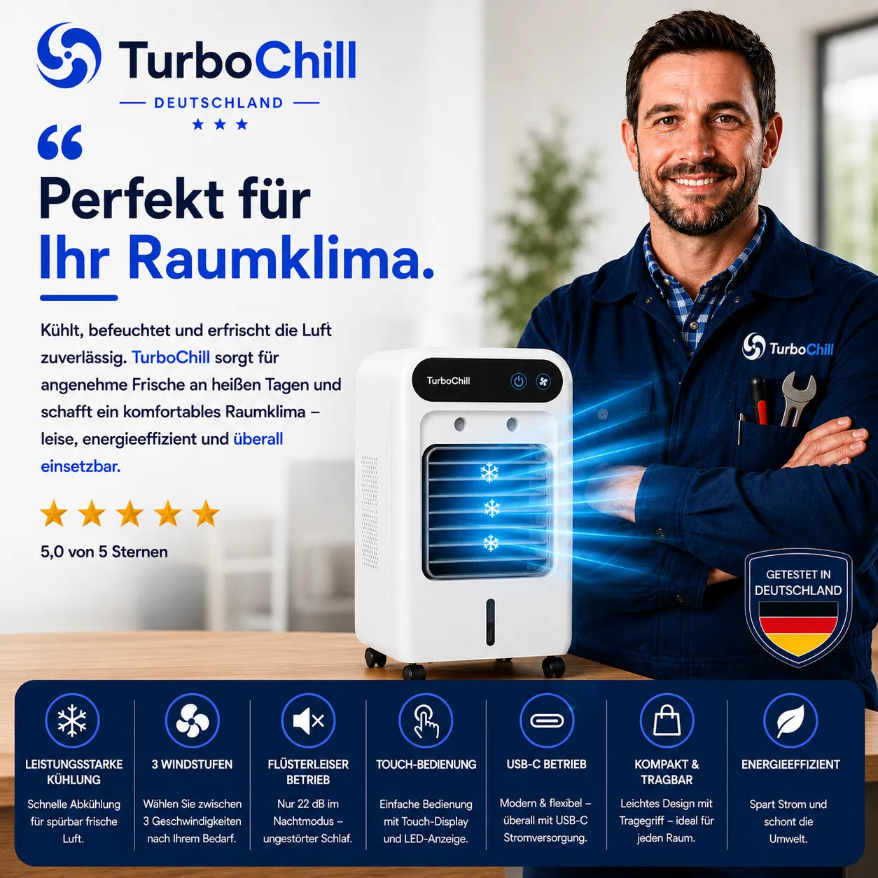 TurboChill - refrigeratore portatile - l'originale
