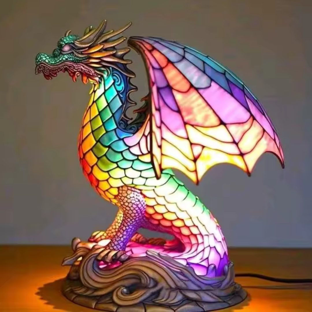 LeuchtDrache - lampada fatta a mano che fa brillare i cuori