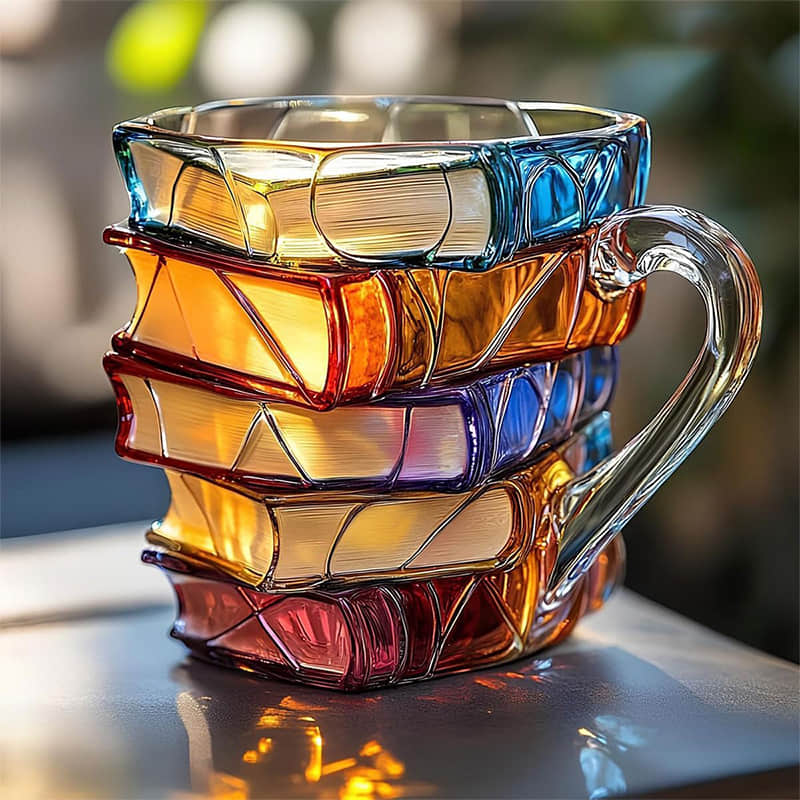 Handgemachte 3D Leseglück-Tasse - Original