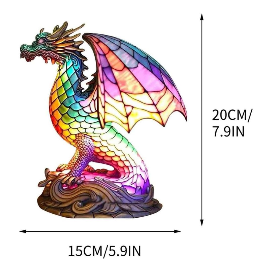 LeuchtDrache - lampada fatta a mano che fa brillare i cuori