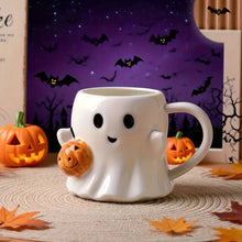 Carica l'immagine nel visualizzatore di Gallery, Tazza con il fantasma della zucca
