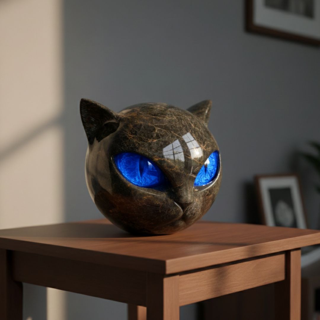 Scultura in pietra Gatto
