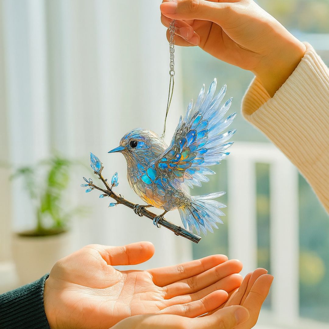Bluebird Spirit - un tocco di luce fatto a mano per la casa