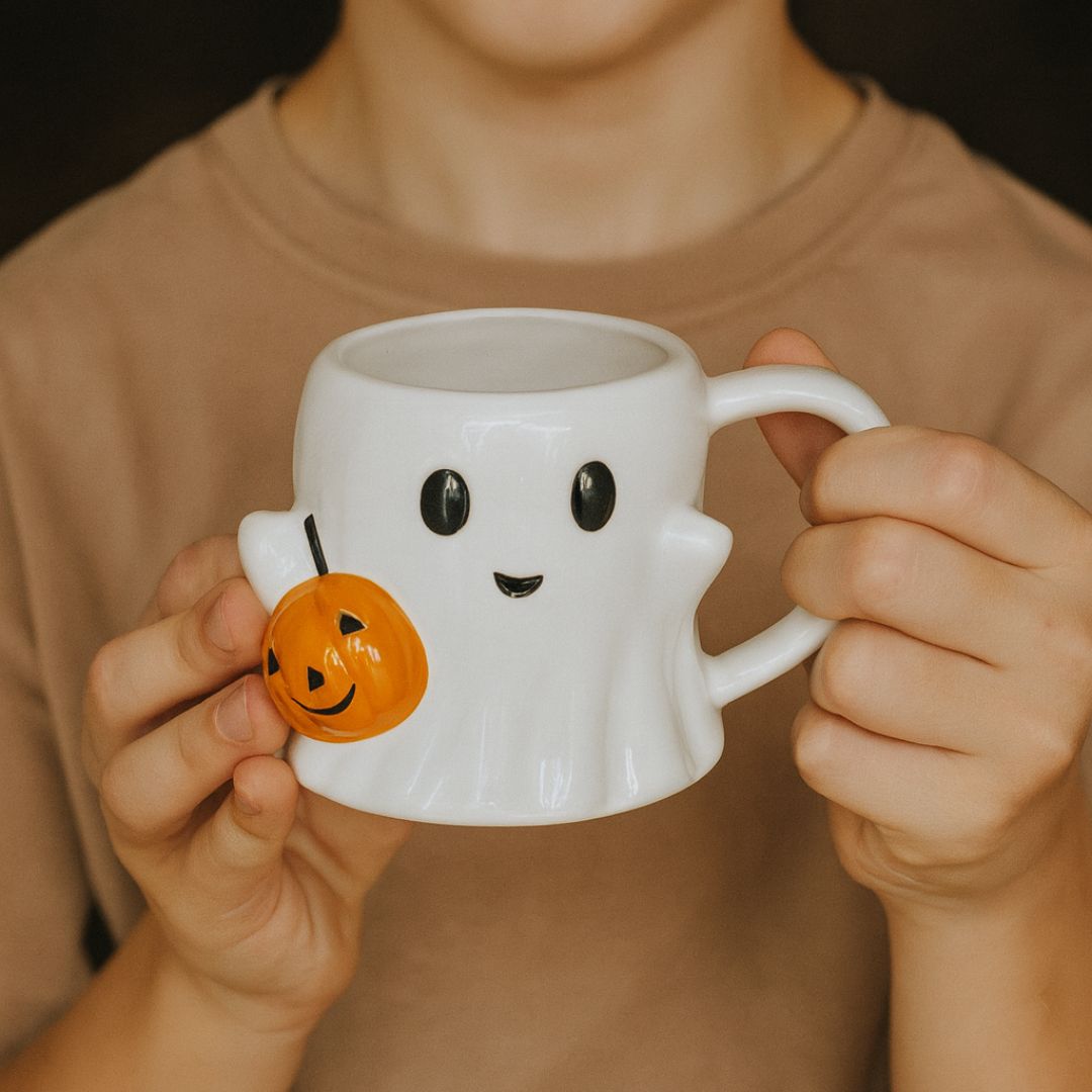 Tazza fantasma di zucca - Dolce fantasma con zucca - perfetta per Halloween