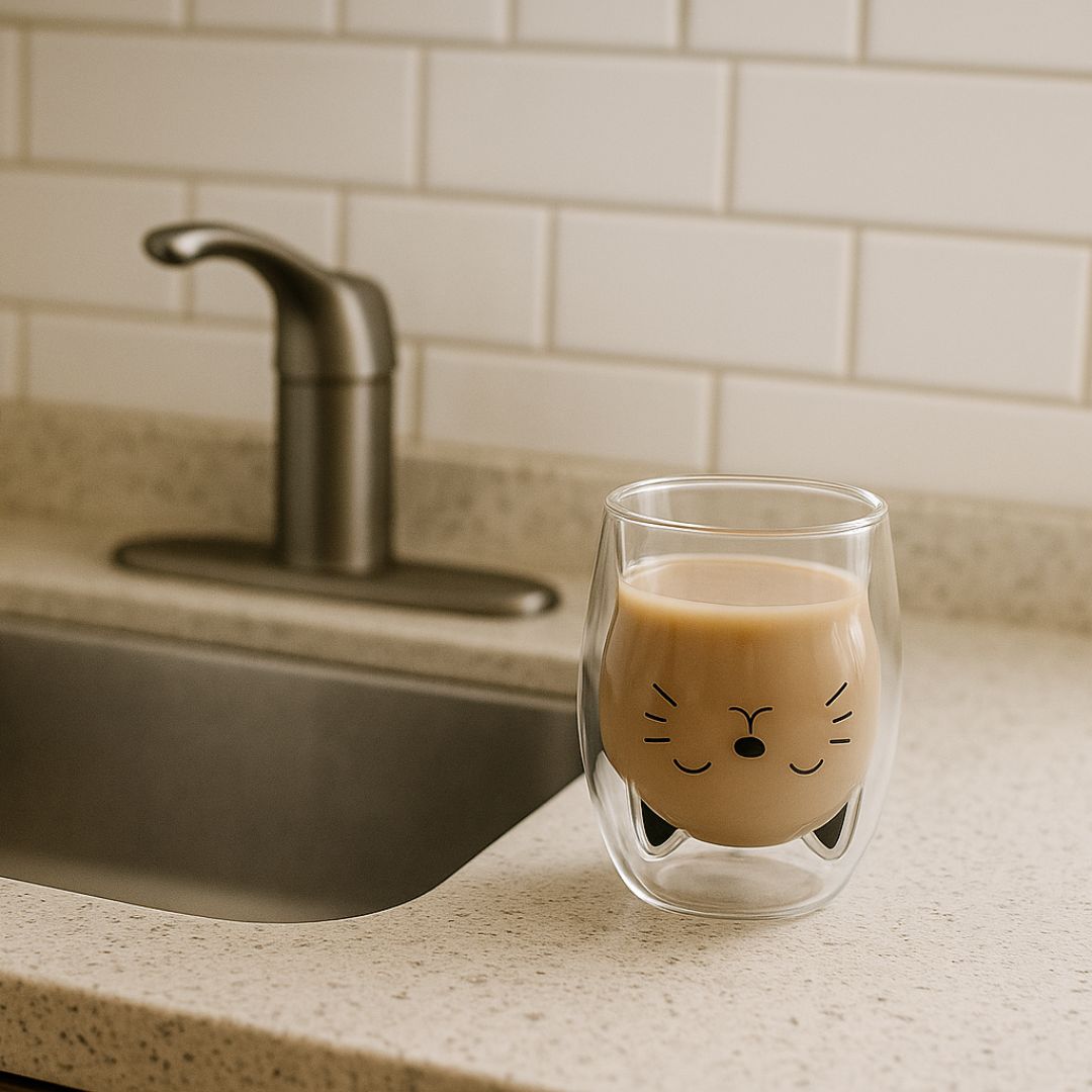 Tazza MiauGlas - Delicata sulle mani, elegante, per amanti dei gatti