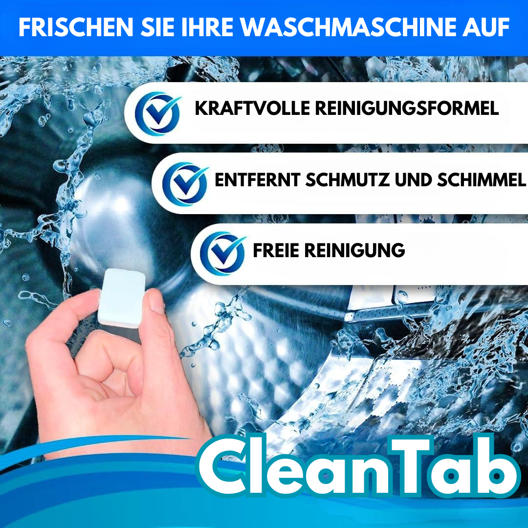CleanTab - Disinfetta la tua lavatrice senza fatica