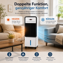 Carica l'immagine nel visualizzatore di Gallery, FreiKlima Max - Mobile Allround-Klimaanlage – Kühlt im Sommer, Heizt im Winter | Ohne Installation
