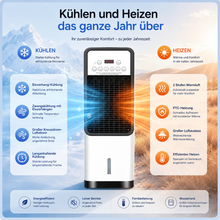 Carica l'immagine nel visualizzatore di Gallery, FreiKlima Max - Mobile Allround-Klimaanlage – Kühlt im Sommer, Heizt im Winter | Ohne Installation
