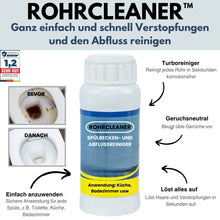 Carica l'immagine nel visualizzatore di Gallery, Rohrcleaner - detergente per scarichi ad alta pressione - promozione speciale
