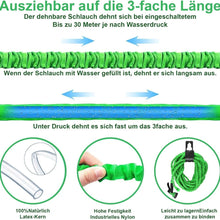Carica l'immagine nel visualizzatore di Gallery, Set Powerflex - Tubo da giardino flessibile con doccia a 7 funzioni ad alta pressione
