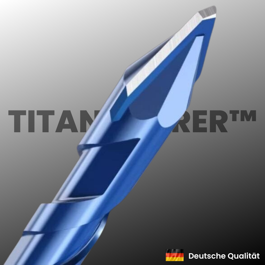 Punte al titanio - Set di punte elicoidali eccentriche ad alta resistenza