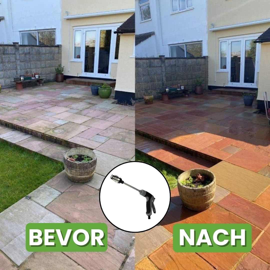 Turbowasher - Leistungsstarker Power-Hochdruckreiniger für jeden Gartenschlauch