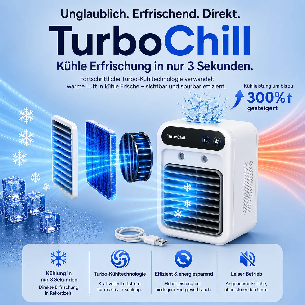 TurboChill - refrigeratore portatile - l'originale