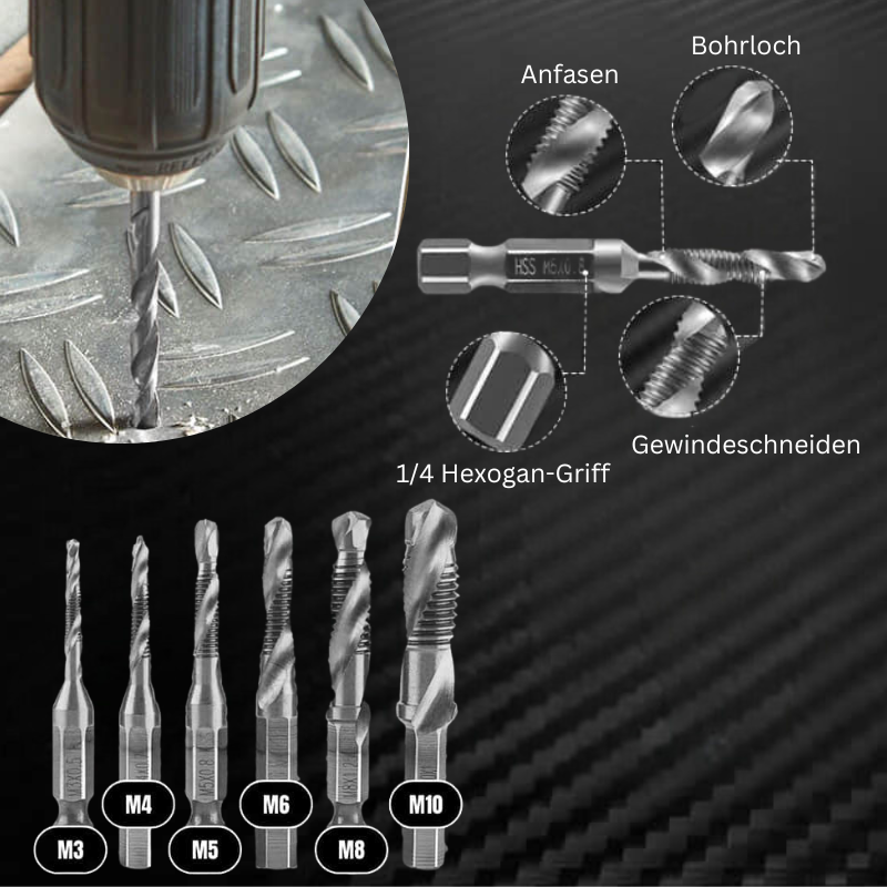 MasterDrill - Set maschi per tutti i materiali 2.0
